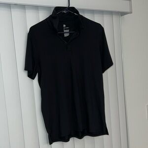 Men’s Plain Black Polo Size M